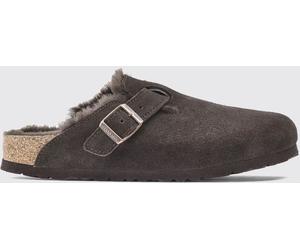 Birkenstock Boston Suede Mules with Shearling Lining - Size: 43 - female