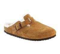 Birkenstock 1001140-13 Boston Fur Sheepskin Tan Suede Mens Mules 44