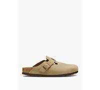 Boston Oiled Leather Sandals in Tobacco Brown