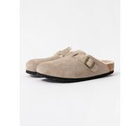 Birkenstock Men's Boston Shearling Taupe Suede