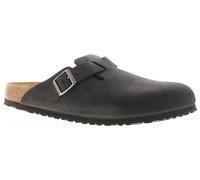 Birkenstock Women's Boston Oiled Leather Mules - Black - EU 39/UK 5.5