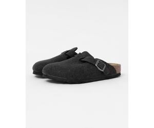 Birkenstock Boston Wool Felt Unisex Clogs - Anthracite - Anthracite - UK5.5 EU39 Regular