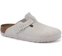 Birkenstock Boston Suede Leather Sandals antique white 43