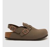 BIRKENSTOCK Brown Kay Clog Junior Sandals UK 1