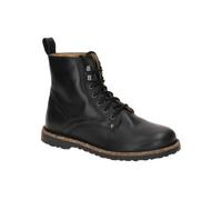 Birkenstock Bryson Ankle Boots in Soft Black Leather, Cork Outsole, Removable Anatomical Footbed