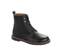 Birkenstock Bryson Black Leather Boots Natural