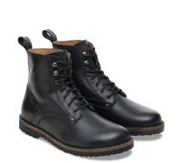 BIRKENSTOCK BRYSON BLACK REGULAR/WIDE WIDTH SMOOTH LEATHER ANKLE BOOTS
