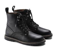 BIRKENSTOCK BRYSON WOMEN'S BOOT IN EMBOSSED LEATHER WITH LACES BLACK
