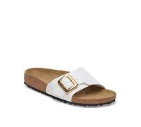 Birkenstock Catalina Cushion Buckle Sandal, White, Size 5, Women White