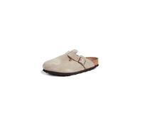 BIRKENSTOCK Classic Boston Unisex Adult Clogs, Taupe Suede, 3.5 UK
