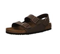 Birkenstock Classic Unisex Adults' Milano Birko-Flor Sandals, Mocca, 42