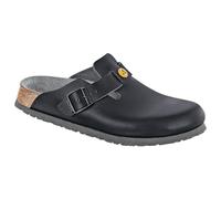 Birkenstock Clogs ''Boston ESD'' from Leather in Black 41.0 EU N