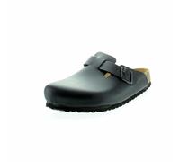 Birkenstock Clogs ''Boston ESD'' from Leather in Black 41.0 EU N