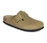 BIRKENSTOCK Clogs (Shoes) Boston Big Buckle Narrow Fit in Beige 4.5