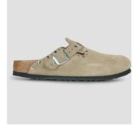 Birkenstock Boston Rivet Suede Narrow Fit Clogs Beige Women - 41