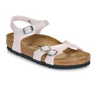 BIRKENSTOCK Flat sandals Kumba Kids Saffiano Iridescent LightRose in Pink 5.5