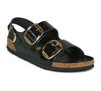 BIRKENSTOCK Flat sandals Milano Big Buckle in Black 7.5