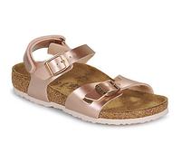 BIRKENSTOCK Flat sandals Rio AS Kids BF Electric Metallic Copper in Gold 10 kid