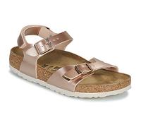 BIRKENSTOCK Flat sandals Rio AS Kids BF Electric Metallic Copper in Gold 4.5