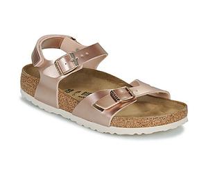 BIRKENSTOCK Flat sandals Rio AS Kids BF Electric Metallic Copper in Gold 5