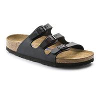 Birkenstock Florida Birko-Flor Softfootbed, Women's Sandals, Schwarz (Schwarz), 7 UK (40 EU)