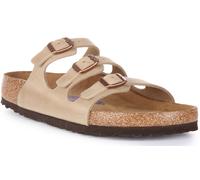 Birkenstock Florida Bs Triple Buckle Unisex Footbed Sandal Dark Brown UK 3- 8