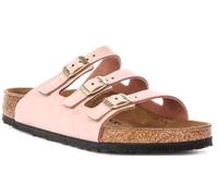 Birkenstock Florida Fresh Unisex Triple Buckle Sandals, Pink, 8.5 Women/8 Men