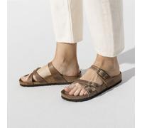 BIRKENSTOCK FRANCA TABACCO BROWN MEDIUM/NARROW WIDTH WOMEN'S CROSSED STRAPS SAND