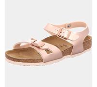 Birkenstock Girls' Rio Ankle Strap Sandals, Brown (Electric Metallic Copper Electric Metallic Copper), 13 Child UK (31 EU)