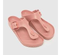 BIRKENSTOCK Gizeh Big Buckle EVA Sandals in Pale Pink UK 8 (EU 41)