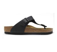 Birkenstock Gizeh BS Birko-Flor Unisex Toe Post Sandals - Black Black - Size:UK 7.5