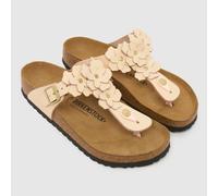 BIRKENSTOCK Gizeh Flowers Sandals in Pale Pink UK 4 (EU 37)
