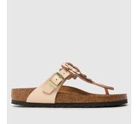 BIRKENSTOCK Gizeh Flowers Sandals in Pale Pink UK 7 (EU 40)