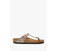 BIRKENSTOCK Gizeh Graceful Taupe Birko-Flor Sandals Size: 36, Colour: