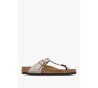 BIRKENSTOCK Gizeh Graceful Taupe Birko-Flor Sandals Size: 39, Colour: