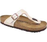BIRKENSTOCK Gizeh Birko-Flor Graceful Pearl White Sandals Size: 41, Co