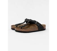 Birkenstock Gizeh Nubuck Oiled Leather Womens Sandals - Black - Black - UK5.5 EU39 US8/8.5 Regular