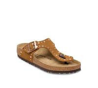 Birkenstock Gizeh Rivet Suede Sandals, Brown, Size 6, Women Brown