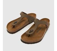 Birkenstock Gizeh 0043751 MAROON, BRĄZOWY Size 40