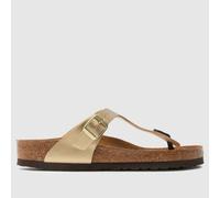 BIRKENSTOCK Gizeh Sandals in Gold UK 5 (EU 38)