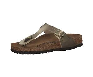 Birkenstock Gizeh SFB Flip Flops Women Silver Flip Flops Shoes