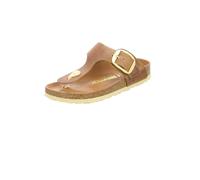 Birkenstock Gizeh Unisex Fettleder Flip Flops, Cognac 1018785, 35 EU Estrecho
