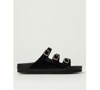 Birkenstock Heeled Sandal Woman color Black - Size: 36 - female