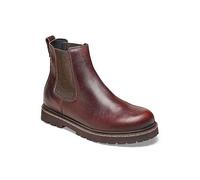 Birkenstock Highwood Slip On Leve Chocolate Chelsea Boots Blue