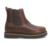 Birkenstock Highwood Slip On Mid Natural Leather Women's Chelsea Boots - Chocolate - Size:UK 5