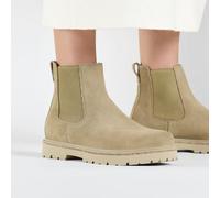 BIRKENSTOCK HIGHWOOD WOMEN SLIP ON TAUPE MEDIUM/NARROW WIDTH CHELSEA ANKLE BOOTS