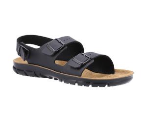 Birkenstock Kano Men's Black Anti-slip Heel-strap Classic Sandal