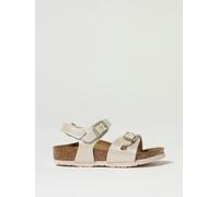 Birkenstock Kids Adjustable Buckle Straps Sandals with Comfortable Footbed - White - 27 IT