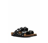 Birkenstock Kids Arizona rivet-border slides - Black 28-29-30-31-32-33-34-35