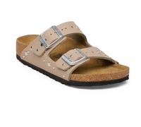 Birkenstock - Kid's Arizona Rivet Border Synthetik - Sandals size 29 - Narrow, sand/brown